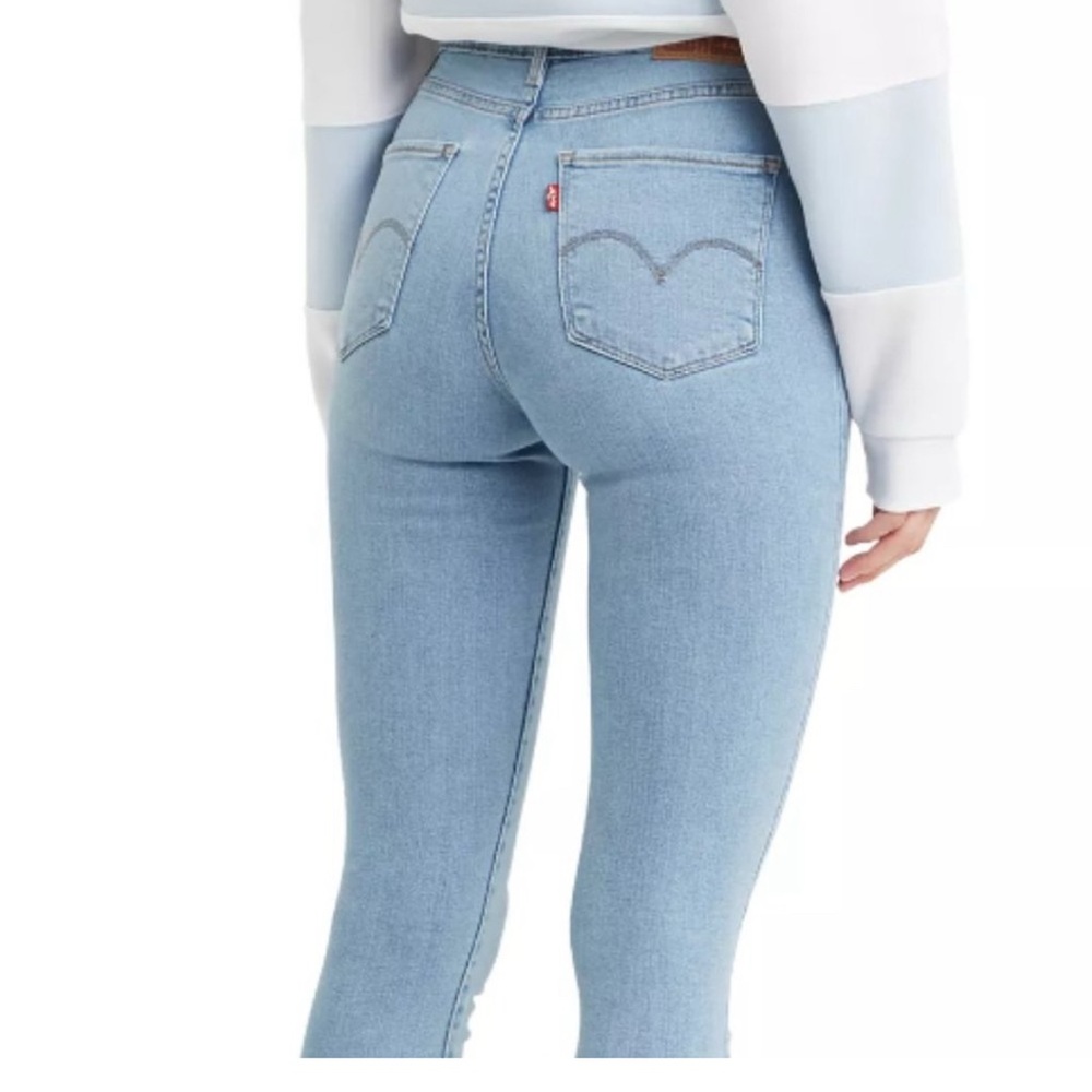 Levi's Women's Sky Blue Skinny Jeans